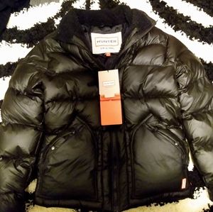 HUNTER women's puffer hip length jacket